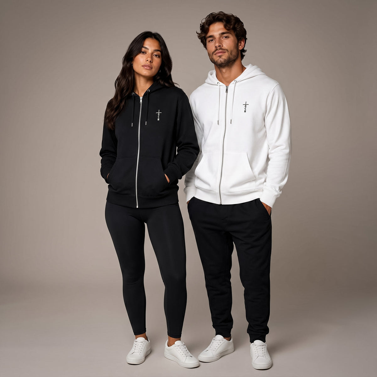 Faith Over Fear Zip Hoodie