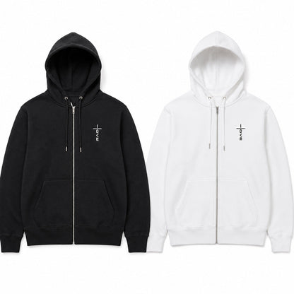 Faith Over Fear Zip Hoodie