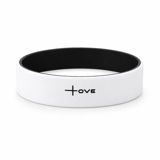 Amore Everlasting Love Wristband — White